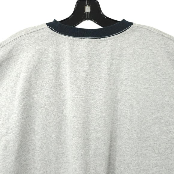 Anvil Valhere Ringer Tee T Shirt Mens XL Crew Neck Gray Black Trim Rock Band - Picture 13 of 16